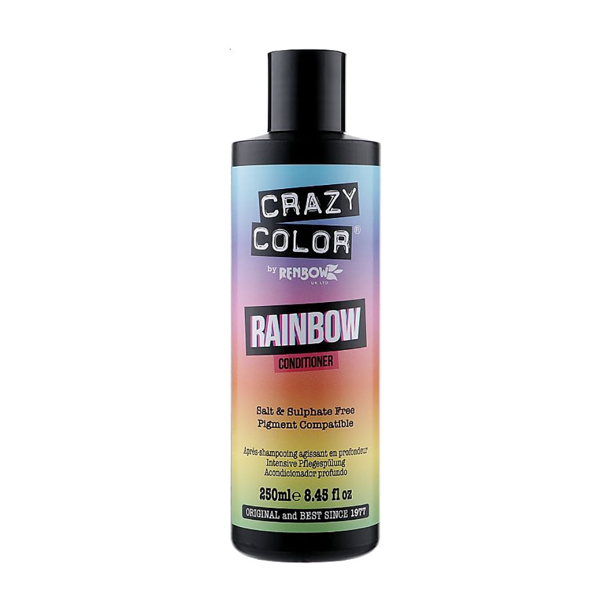 Безсульфатний кондиціонер для волосся Crazy Color Rainbow Care Conditioner, 250 мл