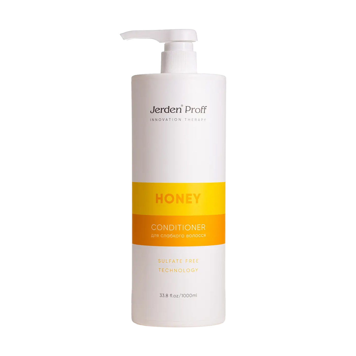 Безсульфатний медовий кондиціонер для волосся Jerden Proff Honey Sulfate Free Conditioner з маточним молочком, 1 л